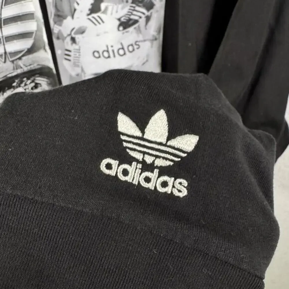Adidas Originals‎ Common Memory Long Sleeve T-Shirt Black Men's 2XL